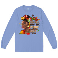 Colony Blue i am black history Long Sleeve Tee - LillyAllenDesigns
