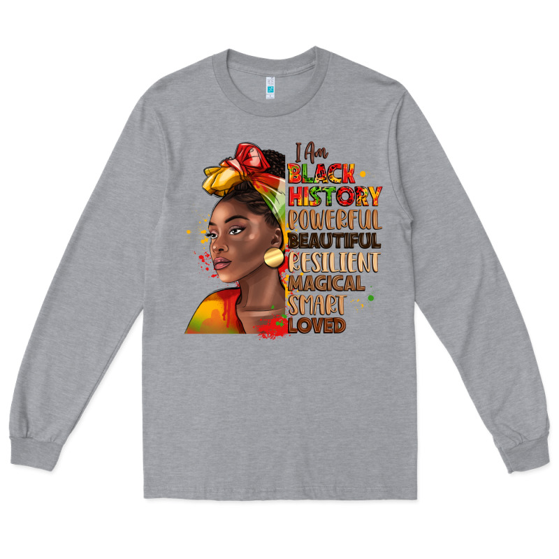 I Am Black History Long Sleeve Tee by LillyAllenDesigns | Teevron