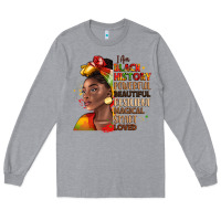 Heather Grey i am black history Long Sleeve Tee - LillyAllenDesigns