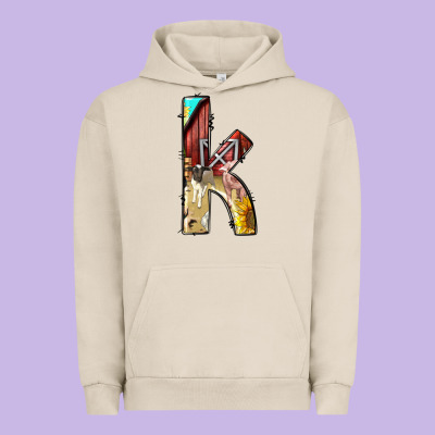 Farm Life Alphabet Lowercase Letters K Urban Hoodie Designed By Bundleandbundleshop