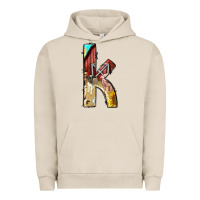 Pigment French Oak farm life alphabet lowercase letters k Urban Hoodie - BundleAndBundleShop