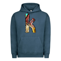 Pigment Midnight Navy farm life alphabet lowercase letters k Urban Hoodie - BundleAndBundleShop