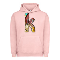 Pigment Salmon farm life alphabet lowercase letters k Urban Hoodie - BundleAndBundleShop