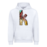 White farm life alphabet lowercase letters k Urban Hoodie - BundleAndBundleShop