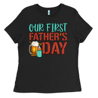 Black our first father's day Ladies Tee - Artiststas