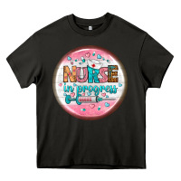 Asphalt nurse round earrings 2 Heavy Core Tee - BundleAndBundleShop