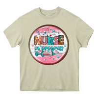 Mossy nurse round earrings 2 Heavy Core Tee - BundleAndBundleShop