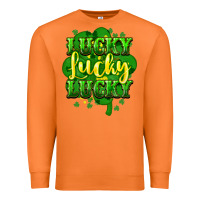 Carrot lucky lucky lucky clover St. Patrick's Premium Sweatshirt - HowdyJamesFarm