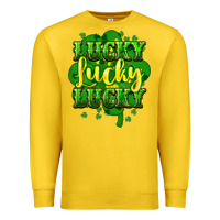 Lemon lucky lucky lucky clover St. Patrick's Premium Sweatshirt - HowdyJamesFarm