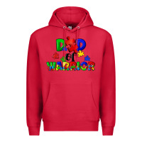Cardinal Dad of warrior Premium Hoodie - CowGirlArtShop