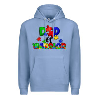 Colony Blue Dad of warrior Premium Hoodie - CowGirlArtShop