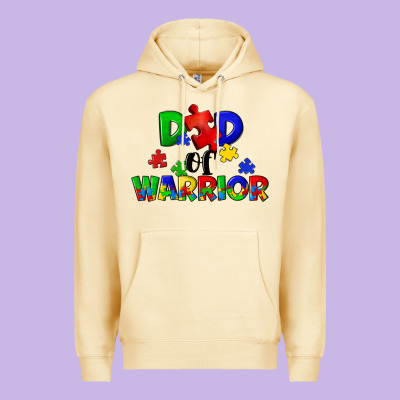 Dad Of Warrior Premium Hoodie Designed By Cowgirlartshop