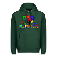 Sports Green Dad of warrior Premium Hoodie - CowGirlArtShop