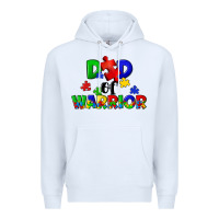 White Dad of warrior Premium Hoodie - CowGirlArtShop