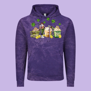 Patricks Day Coffee Vintage Hoodie Designed By Maliassmallbusiness