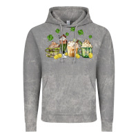 Cloud Rock patricks day coffee Vintage Hoodie - MaliasSmallBusiness