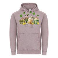 Vintage Zinc patricks day coffee Vintage Hoodie - MaliasSmallBusiness
