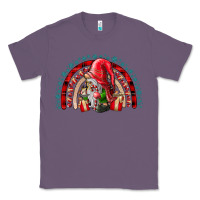 Lavender festive gnome with gifts Classic Tee - CowhideDigitalArt