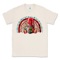 Natural festive gnome with gifts Classic Tee - CowhideDigitalArt