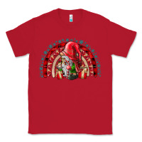 Red festive gnome with gifts Classic Tee - CowhideDigitalArt