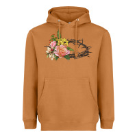 Meerkat Crown of thorns floral Easter Heavyweight Hoodie - CowGirlArtShop