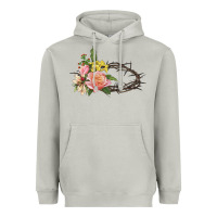 Moon Dust Crown of thorns floral Easter Heavyweight Hoodie - CowGirlArtShop