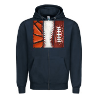 Navy baseball and basketball and football tumbler tbs Zipper Hoodie - TumblerDesignByShophia