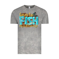 Cloud Rock born to fish forced to work Vintage Tee - NancyCooperArtShop