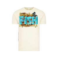 Vintage Arctic born to fish forced to work Vintage Tee - NancyCooperArtShop