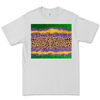 Dove Grey mardi gras leopard Premium Tee - AdoDesignShop