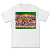 White mardi gras leopard Premium Tee - AdoDesignShop