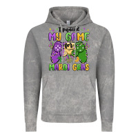 Cloud Rock i paused my game for mardi gras Vintage Hoodie - MaliasSmallBusiness