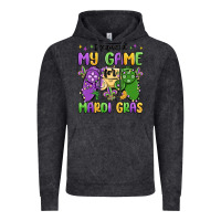 Vintage Black i paused my game for mardi gras Vintage Hoodie - MaliasSmallBusiness
