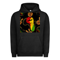 Pigment Black African Freedom Seamless Pattern Urban Hoodie - BundleAndBundleShop
