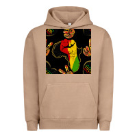 Pigment Burro African Freedom Seamless Pattern Urban Hoodie - BundleAndBundleShop