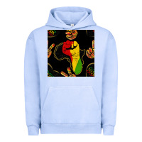 Pigment Grape Ice African Freedom Seamless Pattern Urban Hoodie - BundleAndBundleShop
