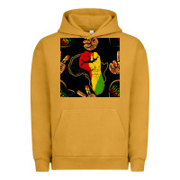 Pigment Peanut Butter African Freedom Seamless Pattern Urban Hoodie - BundleAndBundleShop