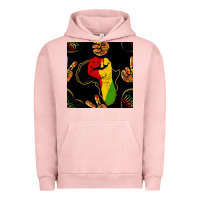 Pigment Salmon African Freedom Seamless Pattern Urban Hoodie - BundleAndBundleShop