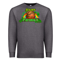 Charcoal Heather St. Patrick's Day Basketball Premium Sweatshirt - HowdyJamesFarm