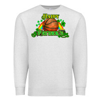 Oatmeal Heather St. Patrick's Day Basketball Premium Sweatshirt - HowdyJamesFarm