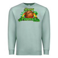 Seafoam St. Patrick's Day Basketball Premium Sweatshirt - HowdyJamesFarm