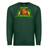 Sports Green St. Patrick's Day Basketball Premium Sweatshirt - HowdyJamesFarm