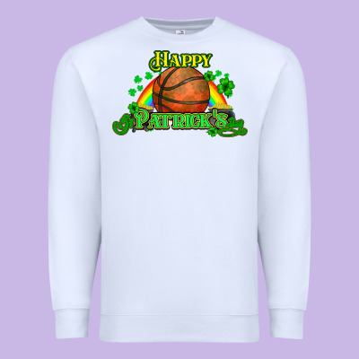 St. Patrick's Day Basketball Premium Sweatshirt Designed By Howdyjamesfarm