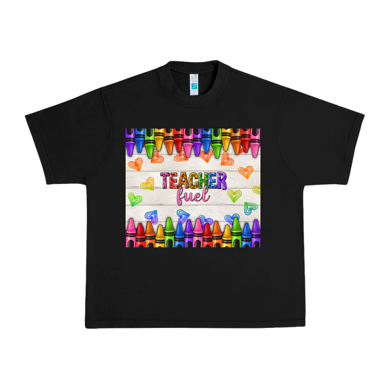 Teacher Fuel Urban Heavy Tee by NancyCooperArtShop | Teevron