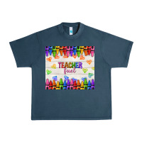 Midnight Navy teacher fuel Urban Heavy Tee - NancyCooperArtShop