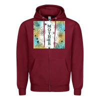 Burgundy mother's day tumbler tbs Zipper Hoodie - TumblerDesignByShophia