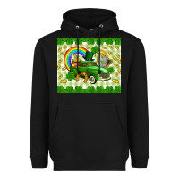 Black St. Patrick's truck Heavyweight Hoodie - CowGirlArtShop