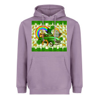Lavender St. Patrick's truck Heavyweight Hoodie - CowGirlArtShop