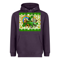 Plum St. Patrick's truck Heavyweight Hoodie - CowGirlArtShop