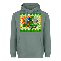 Sage St. Patrick's truck Heavyweight Hoodie - CowGirlArtShop